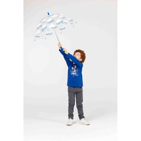 T-shirt manches longues 100% coton garçon Bleu 5 - vertbaudet enfant 