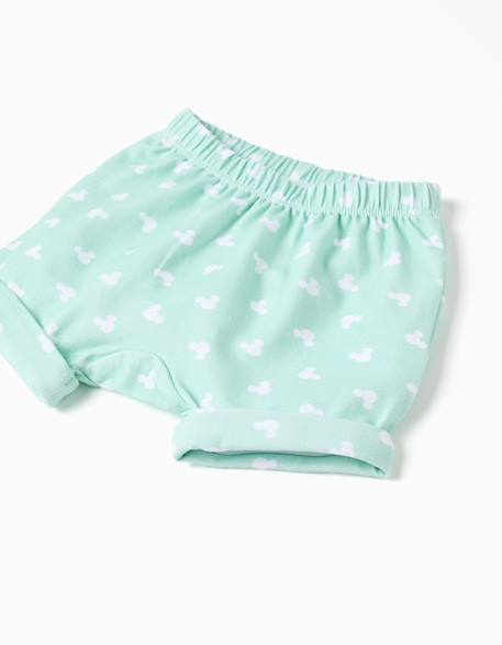 Body + short avec imprimé mickey Blanc 4 - vertbaudet enfant 