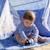 Gourde isotherme avec paille anti-fuite summer Bleu+Vert 6 - vertbaudet enfant 