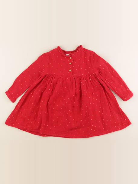 Robe - 3 ans Rouge 1 - vertbaudet enfant 