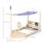 Bac à sable bateau de pirate en bois avec jeu de cuisine et 6 accessoires Beige 3 - vertbaudet enfant 