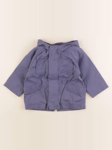Parka doublure amovible - 18 mois Bleu 1 - vertbaudet enfant 
