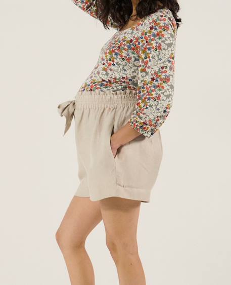 Short de grossesse nubie Anis+Beige 9 - vertbaudet enfant 