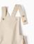 Ensemble body-polo + barboteuse en sergé Blanc 4 - vertbaudet enfant 