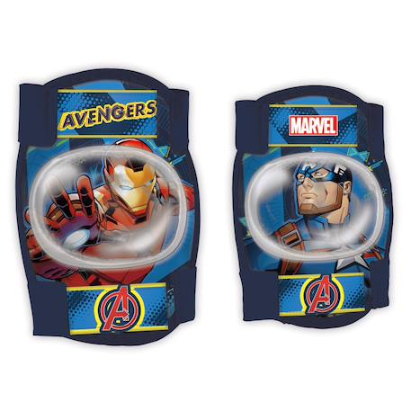 Protections genoux et coudes Avengers Bleu 2 - vertbaudet enfant 