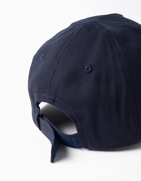 Casquette en sergé avec imprimé pikachu Bleu foncé 3 - vertbaudet enfant 