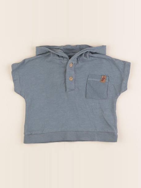 Tee-shirt - 9 mois Bleu 1 - vertbaudet enfant 