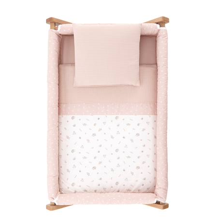 Berceau à pieds croisés en bois de hêtre avec roulettes et matelas Beige / Blanc / Camel+Beige / Blanc / Gris+Beige / Blanc / Rose+Beige / Rose+Beige / Vert / Blanc à motifs+Blanc / Beige+Blanc / Gris+Blanc / Rose+Blanc / Rose à motifs+Vert / Blanc+Vert / Blanc à motifs 10 - vertbaudet enfant 