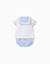 Chemise à manches courtes + short en coton Bleu clair 2 - vertbaudet enfant 
