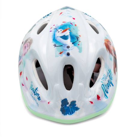 Casque de vélo la Reine des Neiges 2 Blanc/bleu 2 - vertbaudet enfant 