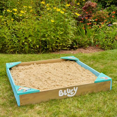 Bac à sable bluey  bois fsc® Marron - bleu 3 - vertbaudet enfant 