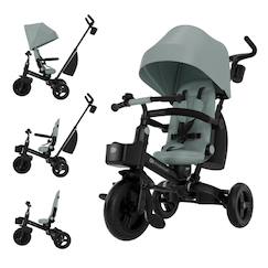 Puériculture-Tricycle évolutif 6-en-1 AVEO 2 PLUS avec siège pivotant 360° et position semi-allongée