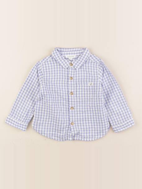 Chemise - 12 mois Bleu 1 - vertbaudet enfant 