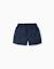 Short en popeline avec taille paperbag et plis Bleu foncé 2 - vertbaudet enfant 