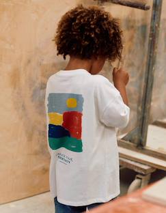 Garçon-T-shirt, polo, sous-pull-T-shirt en coton avec imprimés creativity