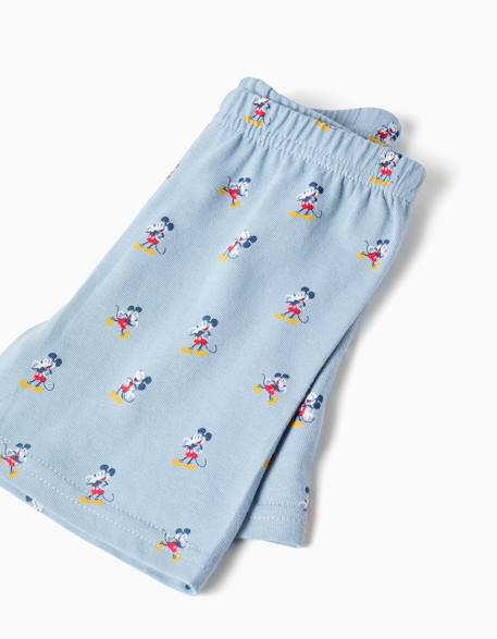 Pyjama à manches courtes en coton avec mickey Blanc 4 - vertbaudet enfant 