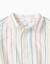 Body-chemise en coton à rayures ethniques b&s Blanc 3 - vertbaudet enfant 