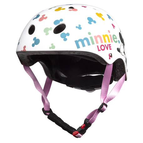 Casque sport enfant minnie blanc avec logos Blanc avec logos 4 - vertbaudet enfant 