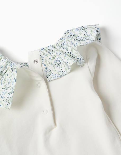 Body + short en coton à volants you&me Bleu 3 - vertbaudet enfant 