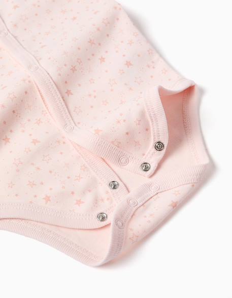 4 bodies en coton sans manches Multicolore 3 - vertbaudet enfant 