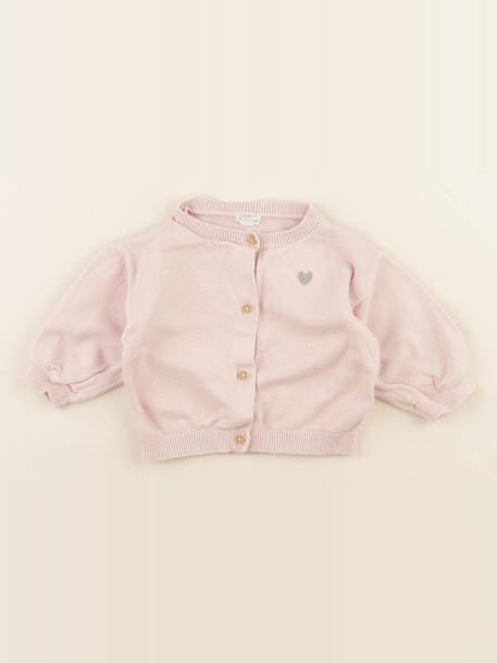 Gilet - 6 mois Rose 1 - vertbaudet enfant 