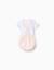 Body en coton + combinaison à rayures Blanc 2 - vertbaudet enfant 