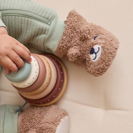 Chaussons bébé charly Marron 6 - vertbaudet enfant 