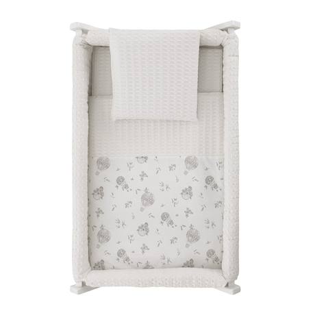 Berceau à pieds croisés en bois de hêtre avec roulettes et matelas Beige / Blanc / Camel+Beige / Blanc / Gris+Beige / Blanc / Rose+Beige / Rose+Beige / Vert / Blanc à motifs+Blanc / Beige+Blanc / Gris+Blanc / Rose+Blanc / Rose à motifs+Vert / Blanc+Vert / Blanc à motifs 23 - vertbaudet enfant 