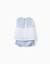 Blouse sans manches + bloomer en coton Bleu clair 2 - vertbaudet enfant 