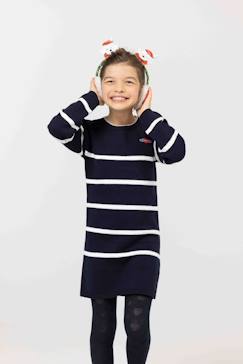 -Robe manches longues fille