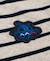 Mariniere manches longues 100% coton garçon Fond gris chine raye indigo 4 - vertbaudet enfant 