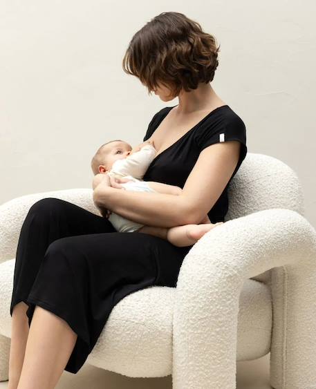 Tunique de grossesse et d'allaitement origin Indigo+Noir+Terracota 7 - vertbaudet enfant 