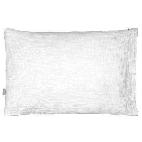 Taie d'oreiller en gaze de coton réversible lovio Bleu+Rouge 9 - vertbaudet enfant 