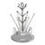 Egoutte biberons arbre grande capacité 6 biberons Gris+Terre argile 1 - vertbaudet enfant 