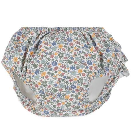 Maillot couche bébé anti fuite spf 50+ summer Blanc+Bleu+Vert 2 - vertbaudet enfant 