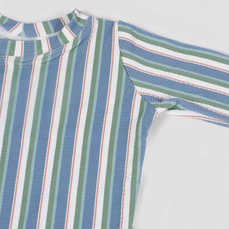T-shirt anti uv bébé spf 50+ summer Blanc+Bleu+Vert 15 - vertbaudet enfant 