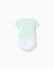 Barboteuse en coton avec motif coquillages Vert clair 2 - vertbaudet enfant 
