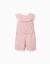 Combinaison en popeline avec motif floral et ceinture Bleu clair 3 - vertbaudet enfant 