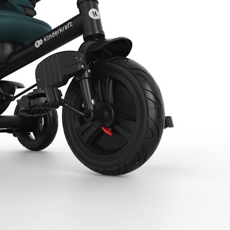 Tricycle Kinderkraft ASTON 2 PLUS Évolutif 6-en-1 avec Siège 360° CLICK & TWIST, Position Semi-Allongée et Poignée Réglable Bleu+Gris+Rose+Vert 23 - vertbaudet enfant 