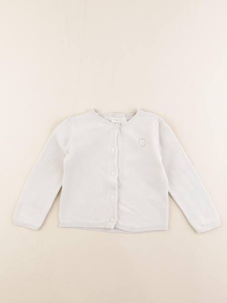 Gilet - 24 mois Blanc 1 - vertbaudet enfant 