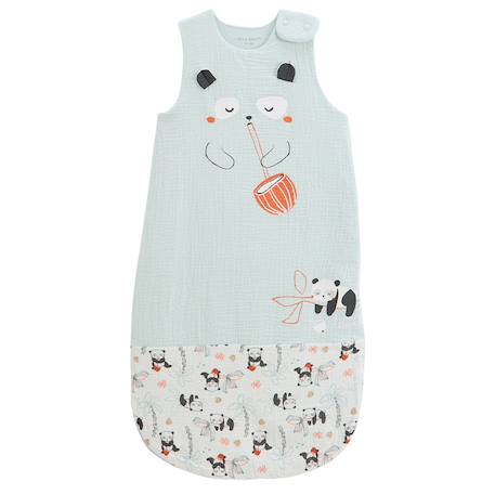 Gigoteuse d'été en gaze de coton bento Vert 2 - vertbaudet enfant 