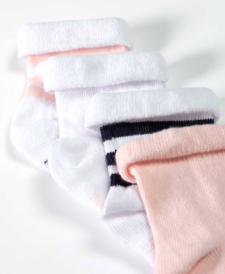 Chaussettes bébé fille Rose 2 - vertbaudet enfant 