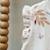 Turbulette tog 0,5 en gaze de coton avec pieds retroussables praline Ecru 6 - vertbaudet enfant 