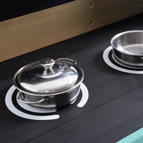 Cuisine d'extérieur bluey  bois fsc® Marron - bleu - noir 6 - vertbaudet enfant 