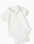 Ensemble body-polo + barboteuse en sergé Blanc 3 - vertbaudet enfant 