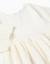 Robe à manches courtes en coton avec broderie anglaise Beige clair 3 - vertbaudet enfant 