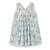 Robe cérémonie  fleurie   à bretelles croisées  anaïs Bleu ciel rose 4 - vertbaudet enfant 
