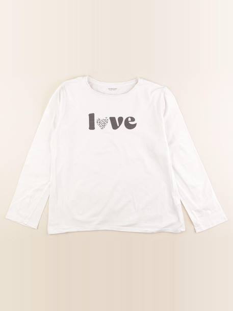 Tee-shirt - 12 ans Blanc 1 - vertbaudet enfant 