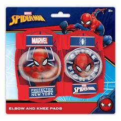 Jouet-Jeux de plein air-Sports de glisse et à roues-Protections genoux et coudes Spiderman