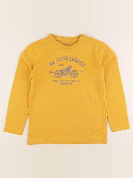 Tee-shirt - 8 ans Jaune 1 - vertbaudet enfant 